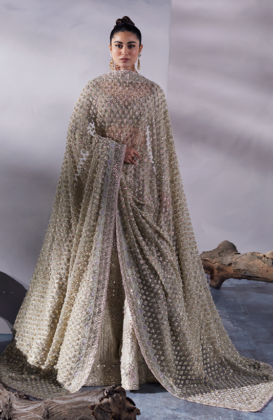 Premium Pakistani Bridal Dress in Wedding Lehenga Choli Style