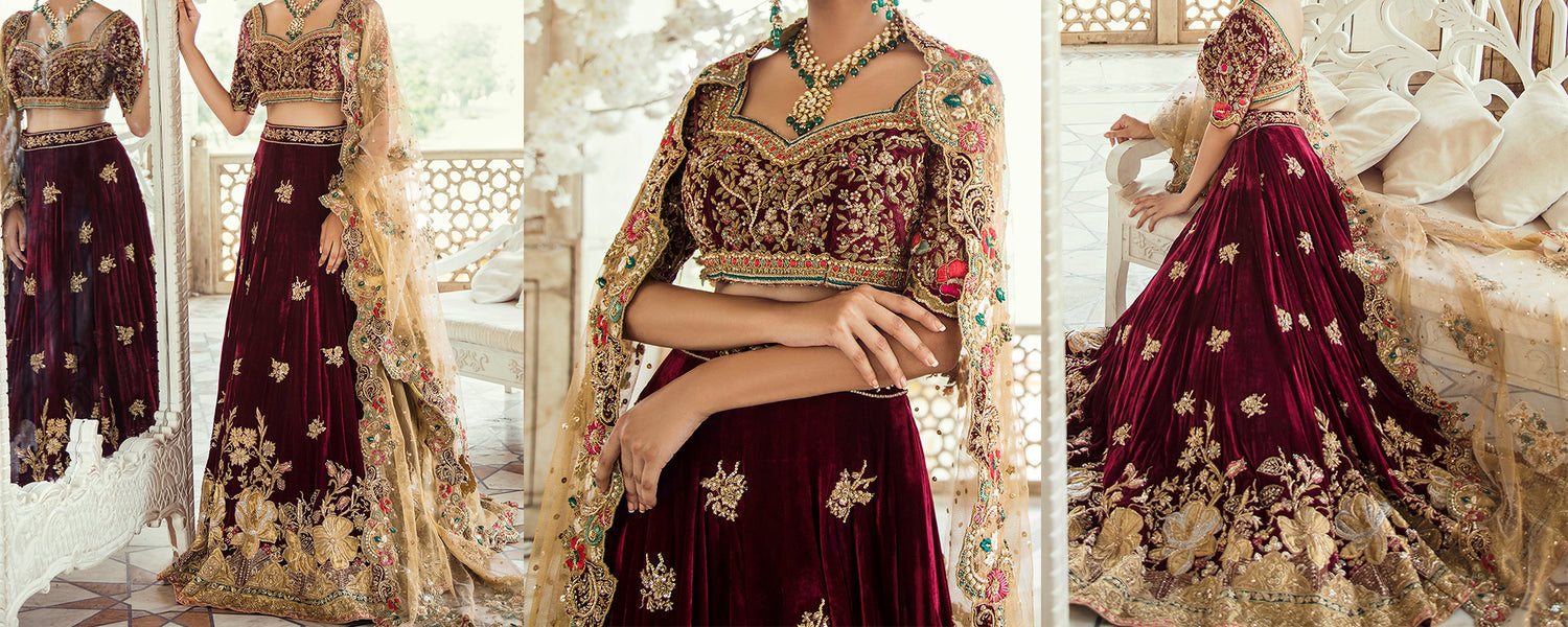 Indian Bridal Lehenga Choli 2023 Collection USA Buy Online