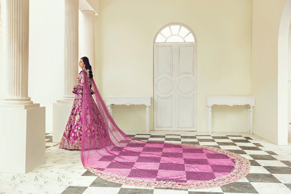 Classy Designer Pakistani Wedding and Reception lehenga with kameez with  heavy Embroidery Bespoke -