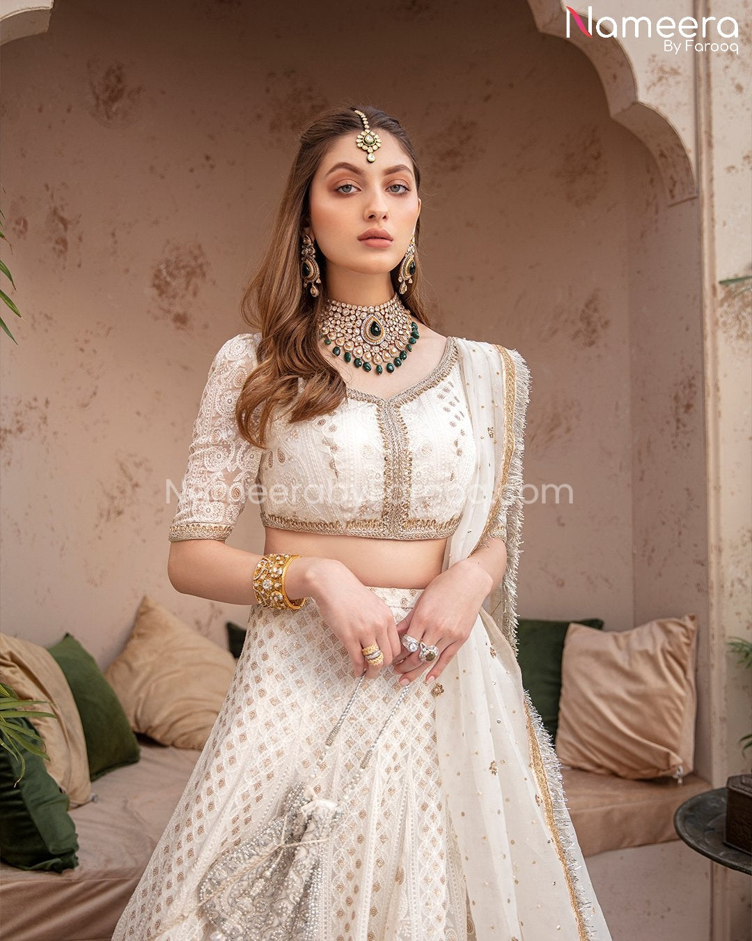 Ivory Lehenga