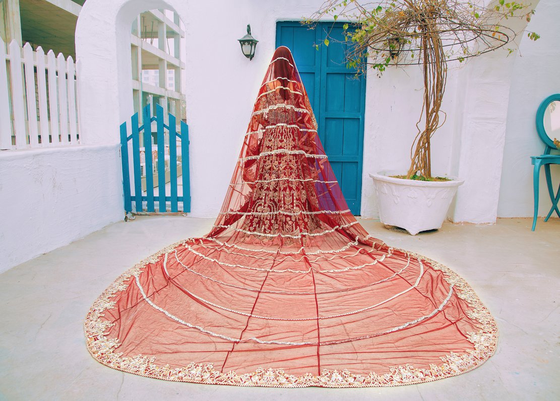 Red Bridal Lehenga