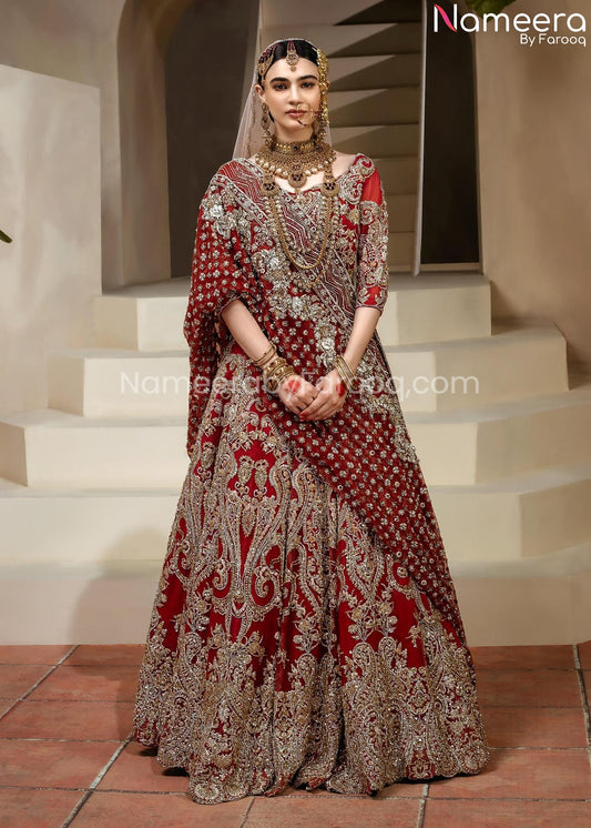 Red Lehenga