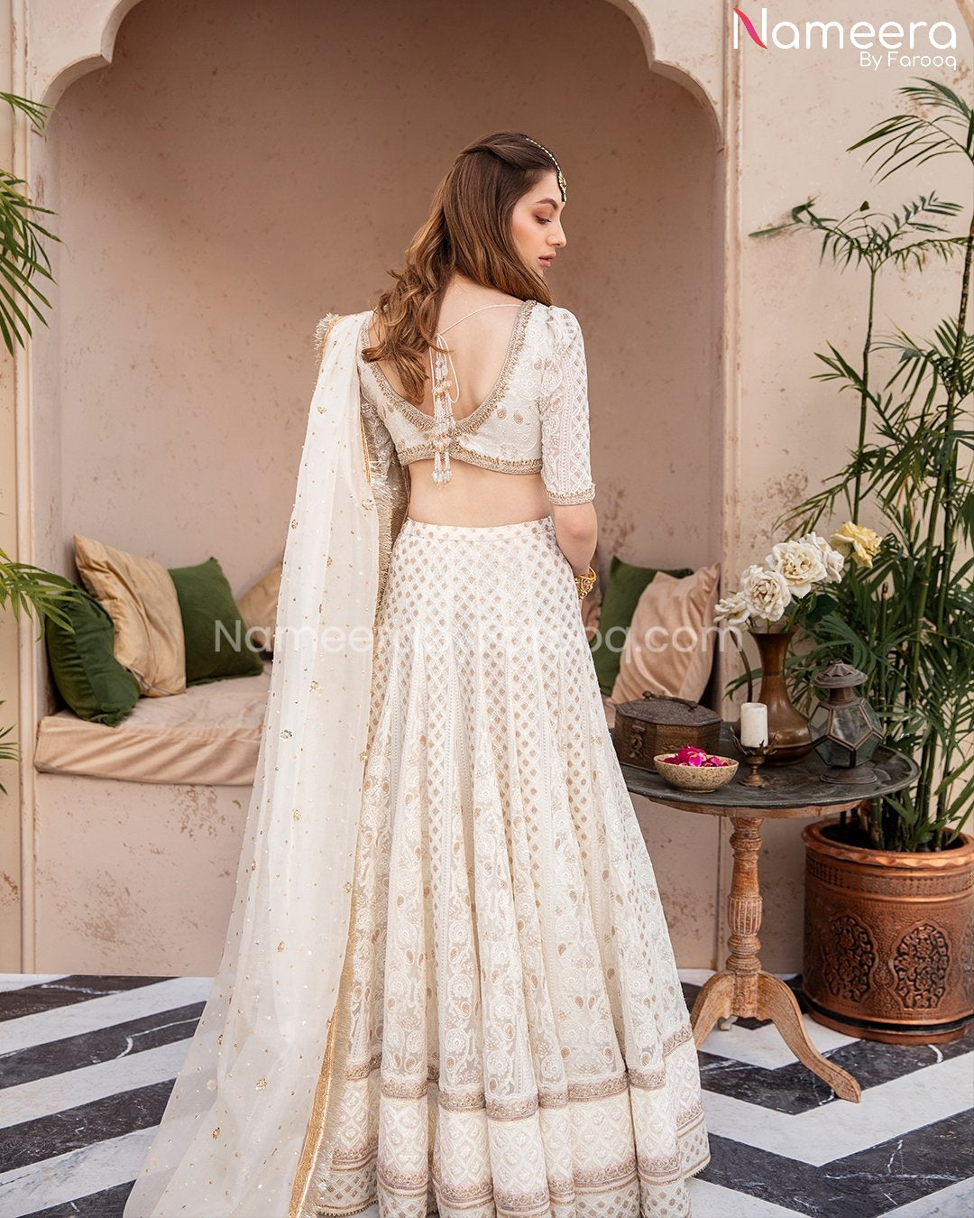 White Lehenga Choli