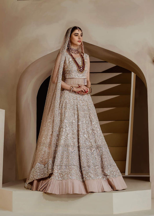 White Lehenga